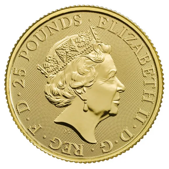 Queens Beasts - Unicorn - 1/4 Oz Gold 2018