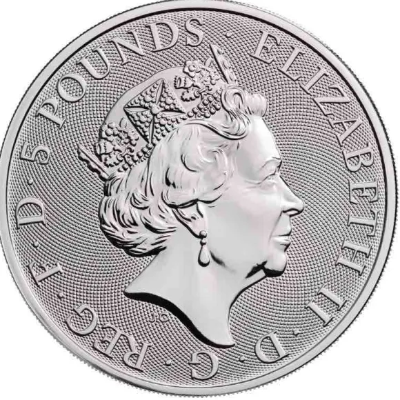 Queens Beasts - White Horse of Hanover - 2 Unzen Silber 2020 *