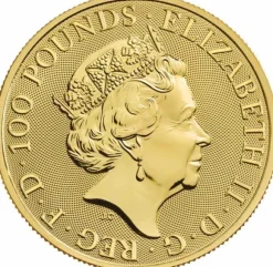 Queens Beasts - White Horse - 1 Oz Gold 2020