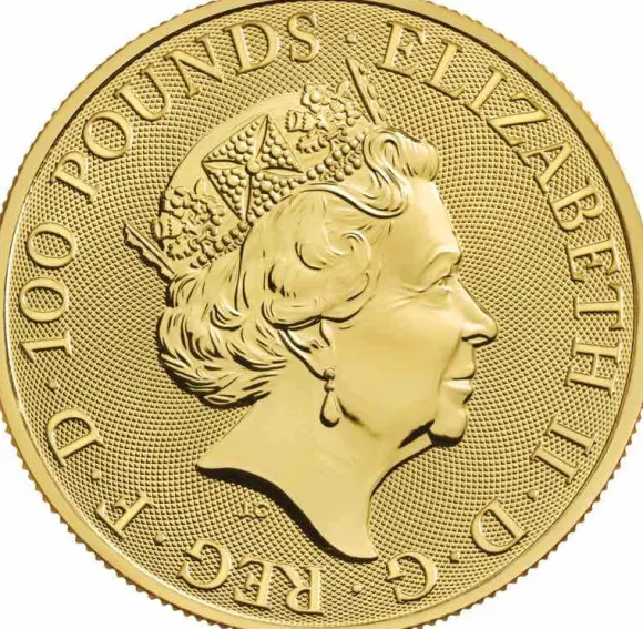 Queens Beasts - White Horse - 1 Oz Gold 2020
