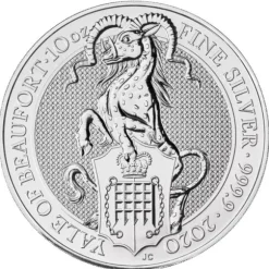 Queen´s Beasts - Yale of Beaufort - 10 Unzen Silber 2020*