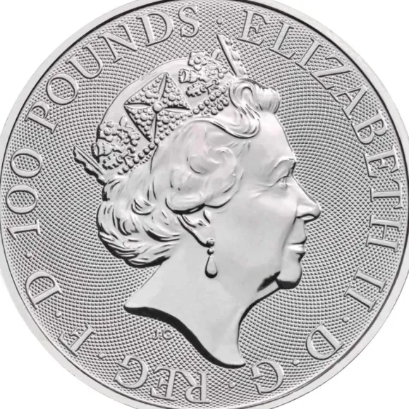 Queens Beast - Unicorn - 1 Oz Platin 2019*