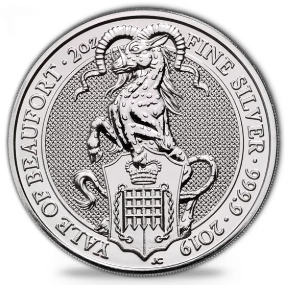 Queens Beast - Yale of Beaufort - 2 Oz Silber 2019*