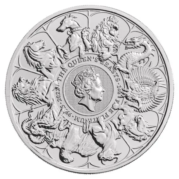 Queens Beats - Completer Coin - 1 Oz Platin 2022*