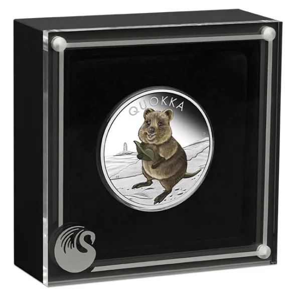 Quokka 1 Oz Silber Proof 2021 +Box +COA*