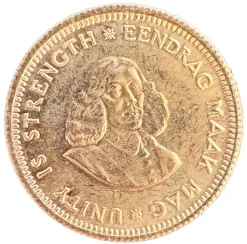 1 Rand Goldmünze 3,66 Gramm Feingold Südafrika
