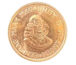 2 Rand Südafrika 7,32 Gramm Feingold