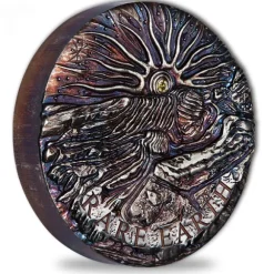 Rare Earth - 5 Oz Sliber High Relief Patina + Diamant*