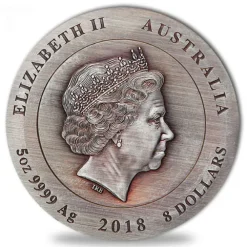 Rare Earth - 5 Oz Sliber High Relief Patina + Diamant*