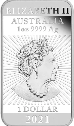 Rectangular Drache 1 oz Silber Proof 2021 + Box + Zertifikat*