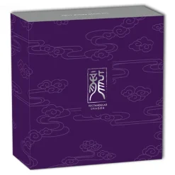 Rectangular Drache 1 Oz Silber Proof 2018 +Box +COA*