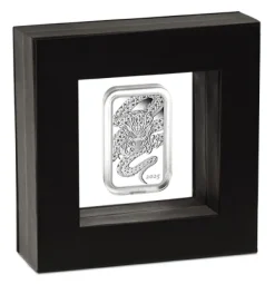 Rectangular Drache 1 Oz Sliber Proof 2025