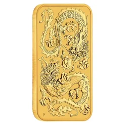Rectangular Drache 1 Unze Gold 2020