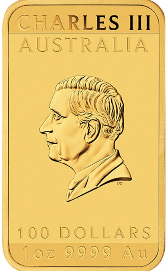 Rectangular Drache 1 Unze Goldmünze 2026