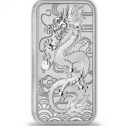 Rectangular Drache 1 Unze Silber 2018*