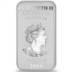 Rectangular Drache 1 Unze Silber 2019*