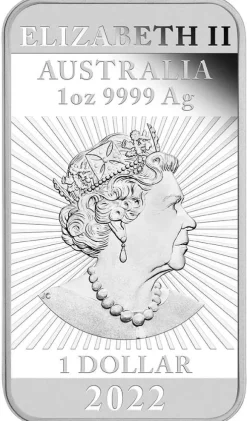 Rectangular Drache 1 Unze Silber Proof 2022 + Box + COA*
