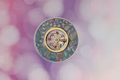 Riesenrad 2 Unzen Silbermünze Antik Swarovski 2025