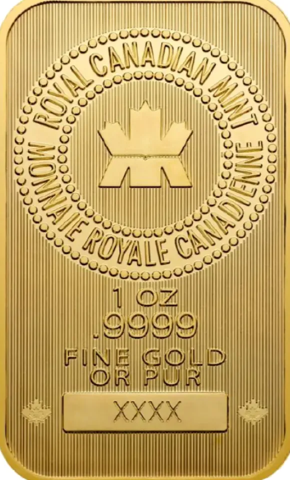 Royal Candaian Mint 1 Oz Goldbarren im Blister