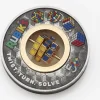 Rubiks Cube - 50 Jahre - 2 Oz Silber Antik Colored Coin 2024*