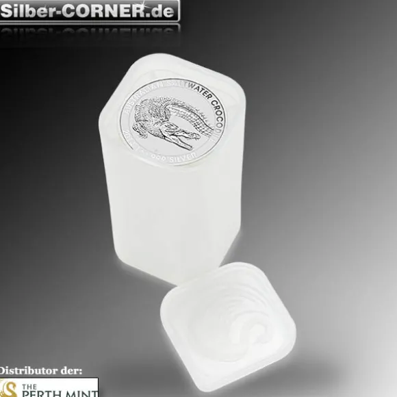Salzwasser Krokodil 1 Oz Silber 2014 *