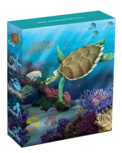 Sea Life II - Turtle - 1/2 Oz Silber Proof 2011 +Box +COA*
