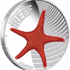 Sea Life Serie - Starfish - 1/2 Oz Silber Proof 2011*