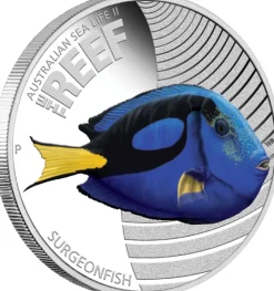Sea Life - Surgeonfish - 1/2 Oz Silber Proof 2012*