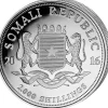 Somalia Elefant 1 KG Silber 2016*