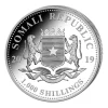 Somalia Elefant 10 Unzen Silber 2019*