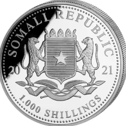 Somalia Elefant 10 Unzen Silber 2021*