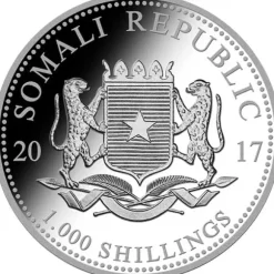 Somalia Elefant 10 Unzen Silber 2017*
