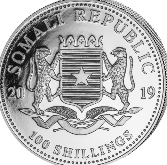 Somalia Elefant 1 Unze Silber 2019*