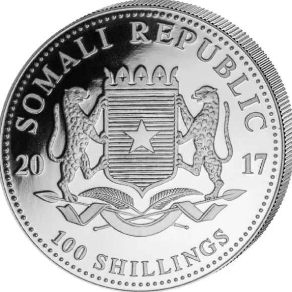 Somalia Elefant 1 Unze Silber 2017*
