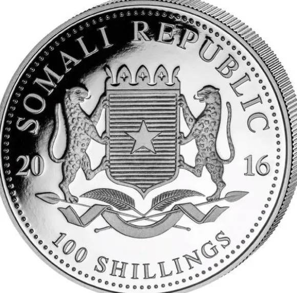 Somalia Elefant 1 Unze Silber 2016*
