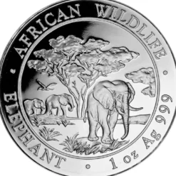 Somalia Elefant 1 Unze Silber 2012*