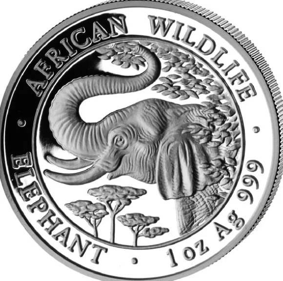 Somalia Elefant 1 Unze Silber 2005*