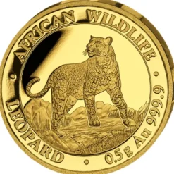 Somalia Leopard 0,5 Gramm Gold 2022