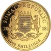 Somalia Leopard 1 Oz Gold 2018