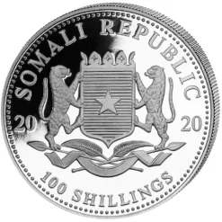 Somalia Leopard 1 Oz Silber 2020*