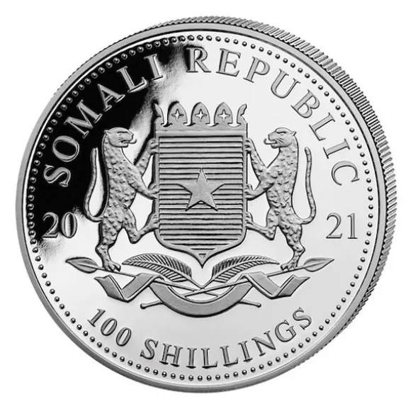 Somalia Leopard 1 Oz Silber 2021*