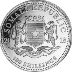 Somalia Leopard 1 Oz Silber 2018*