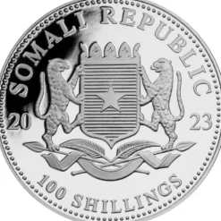 Somalia Leopard 1 Oz Silber 2023*