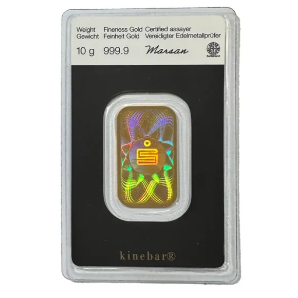 Sparkasse 10 Gramm Kinebar Goldbarren