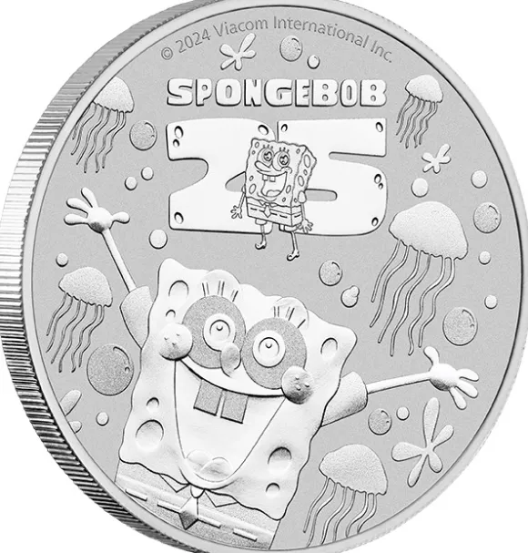 SpongeBob 1 Unze Silber 2024