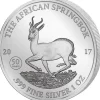 Springbock 50 Jahre 1 Oz Silber 2017 Gabu*