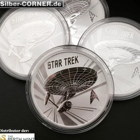 Star Trek - Enterprise NCC-1701 - 1 Oz Silber 2016*