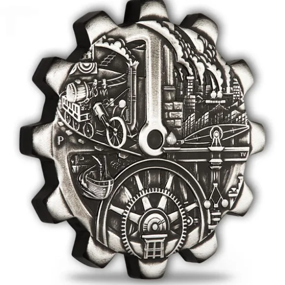 Steam & Electricity 2 x 1 Oz Two-Coin-Set *