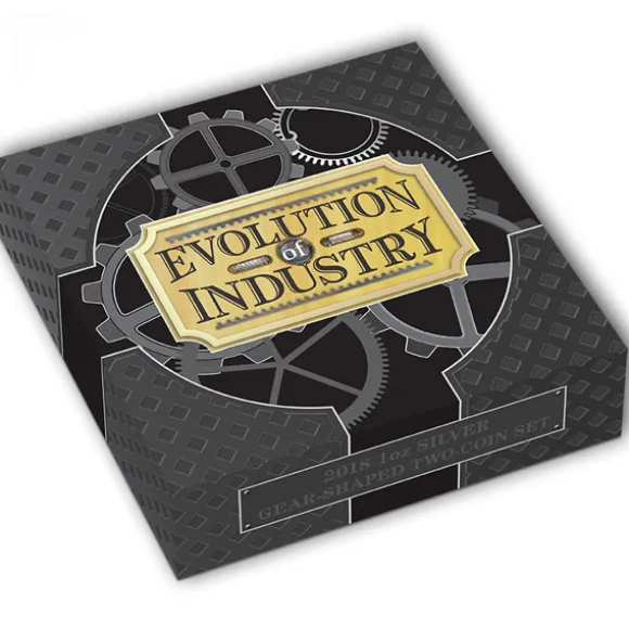 Steam & Electricity 2 x 1 Oz Two-Coin-Set *