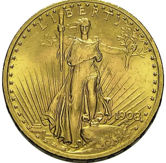 St. Gaudens Double Eagle Gold 20 Dollar